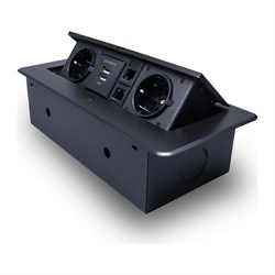 Горизонтальная выдвижная розетка ROCKETSOCKET SHS021-B - фото 16860660