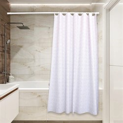 Штора для ванной Сантис peva pv-126 (сиреневые брызги) 75 gsm 180x180 см - фото 16860781