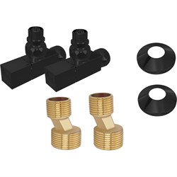 Комплект для подключения полотенцесушителя Aquatek aq 2020bl - фото 16866646