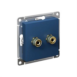 Аудиорозеткая Systeme Electric Atlasdesign аквамарин - фото 16867118