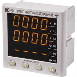 Многофункциональный прибор КС PD194PQ-2E4T-11001-5А/5А-380В-К-3.4-0,5 - фото 16871766