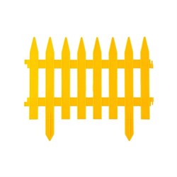 Садовое ограждение ПОЛИМЕРСАД Забор декоративный №1 - фото 16871774