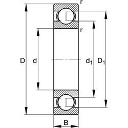 Подшипник URB 16009 - фото 16872693