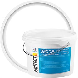 Моющаяся негорючая краска Мицар 15 кг, белый - фото 16872754