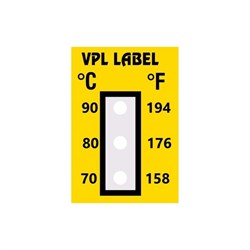 Необратимая наклейка термоиндикаторная VPL Thermolabel - фото 16891249