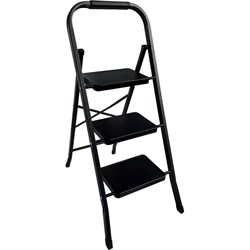 Стальная стремянка АЛЮБЭСТ DLS103B - фото 16906786