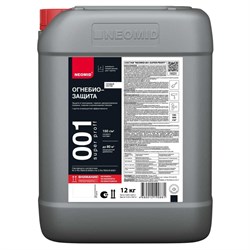 Огнебиозащитный состав NEOMID 001 Super Proff- I группа+КМ1 (12 кг) - фото 16909871