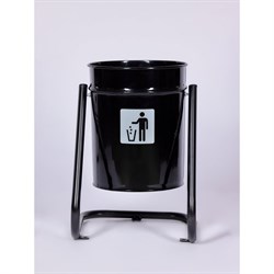 Уличная металлическая урна ПРОФМЕТСТИЛЬ 638 - фото 16910253