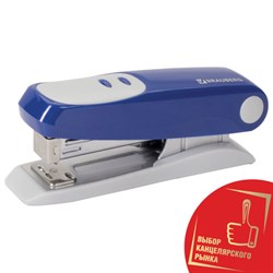 Степлер №24/6, 26/6 BRAUBERG "Germanium", до 20 листов, синий, ГАРАНТИЯ 5 ЛЕТ, 226577 - фото 16912721