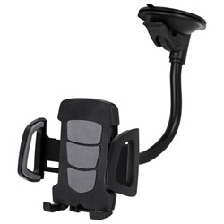 Держатель для телефона в авто на стекло SONNEN, зажим 47-85 мм, 354697 - фото 16912756