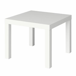 Стол журнальный "Лайк" аналог IKEA (550х550х440 мм), белый - фото 16912865