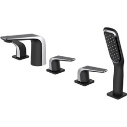 Встроенный смеситель на борт ванны ROSE 5 в 1 R1312H - фото 16921864