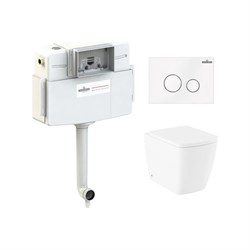 Приставной унитаз Lavinia Boho Aveo Rimless - фото 16921920