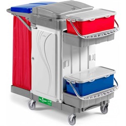 Пластиковая многофункциональная уборочная тележка filmop MA3306700U000 - фото 16922254