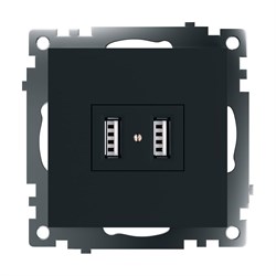 Двухместная usb-розетка Stekker GLS10-7115-05 Катрин - фото 16923209