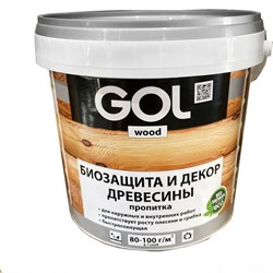 Защитно-декоративная пропитка Palizh GOL wood AQUA - фото 16925385