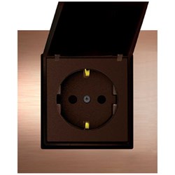 Розетка Metronex Exclusive Champagne Metallic - фото 16926286