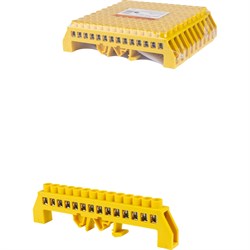 Шина pe земля на DIN-рейку TDM ELECTRIC SQ0801-0218 - фото 16926639