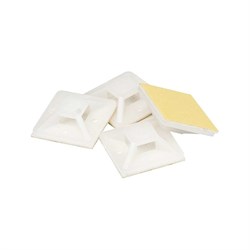 Самоклеящаяся площадка для крепления стяжек 5bites CTM2525-50WH - фото 16926742