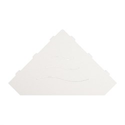 Полка RGW MT-03W/белая волна, металл 1.5 мм - фото 16927356