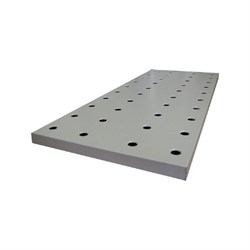 Перфорированная полка ООО ФУРАМА СТФ 1100x300 мм, серая - фото 16928831