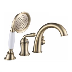 Встроенный смеситель на борт ванны ROSE 3 в 1 R0212Q - фото 16930264