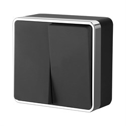 Двухклавишный выключатель WERKEL W5020035 - фото 16930569