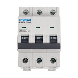 Автоматический выключатель Hyundai HGD63-M - фото 16930691