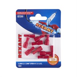 Плоская полностью изолированная клемма REXANT РППи-м 1,5-(4,8) - фото 16930790