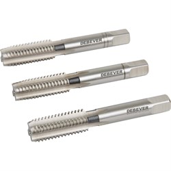 Комплект ручных метчиков Debever Machining Solutions M11х1.5, HSS, DIN 352, ISO2/6H (3 шт.) - фото 16931526