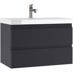 Подвесная тумба под умывальник Moduo 80 Домино Graffo В2 - фото 16931688