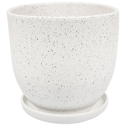 Керамический горшок Вещицы терраццо - фото 16931744