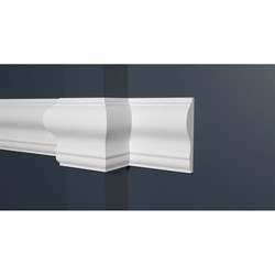 Ударопрочный влагостойкий стеновой молдинг под покраску Decor-Dizayn DD606 - фото 16932563