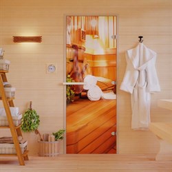 Правая дверь для бани DoorWood УТ-00012018 - фото 16933004