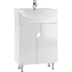 Тумба под умывальник Айсберг Уют 55 Лилия - фото 16933156