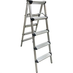 Двухсторонняя стремянка АЛЮБЭСТ DLH505 - фото 16933988