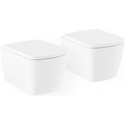 Подвесной безободковый унитаз Lavinia Boho Aveo Rimless - фото 16934813