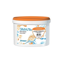 Эмаль ОПТИМИСТ матовая, 3 кг - фото 16936665