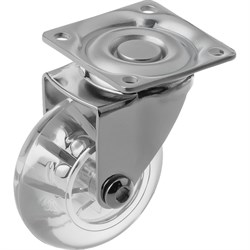 Поворотное полиуретановое мебельное колесо А5 44050S - фото 16936726