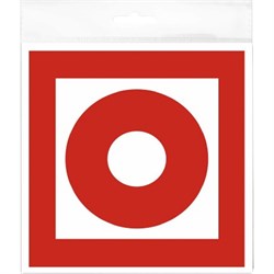 Табличка Контур Лайн 200x200 Тревожная кнопка - фото 16936877