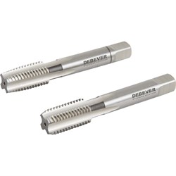 Комплект ручных метчиков Debever Machining Solutions MF14х1.25, HSS, DIN 2181, ISO2/6H (2 шт.) - фото 16937685