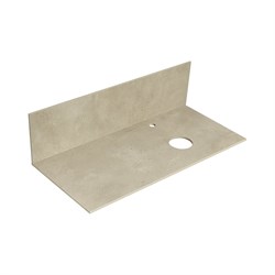 Столешница и панель AQUATON Мишель 100 керамогранит, универсальная - фото 16939353