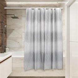 Штора для ванной Сантис peva pv-133 (каскад) 75 gsm 180x180 см - фото 16939453