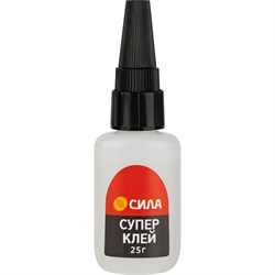 Клей Сила SGTB25 Суперклей 25 г пластик туба - фото 16942392