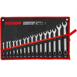 Набор ключей комбинированных Patron P-5161M - фото 16944449