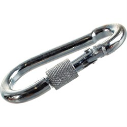 Карабин с фиксатором Саморезик DIN5299D-7х70-5 - фото 16945864