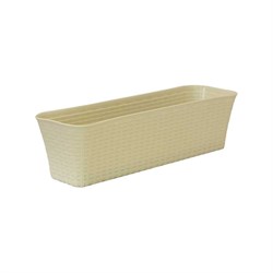 Балконный ящик IDEA РОТАНГ 600 М 3226 белый - фото 16947266