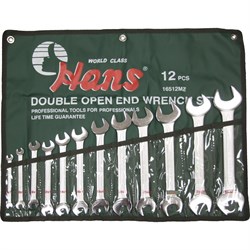 Комплект рожковых ключей HANS 16512MZ - фото 16947504