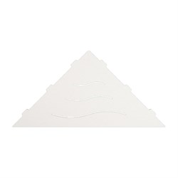 Полка RGW MT-02W/белая волна, металл 1,5 мм - фото 16948133