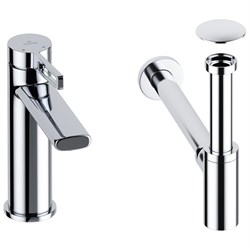 Смеситель для раковины в ванную комнату Wellsee ONCE! and forever - фото 16948997